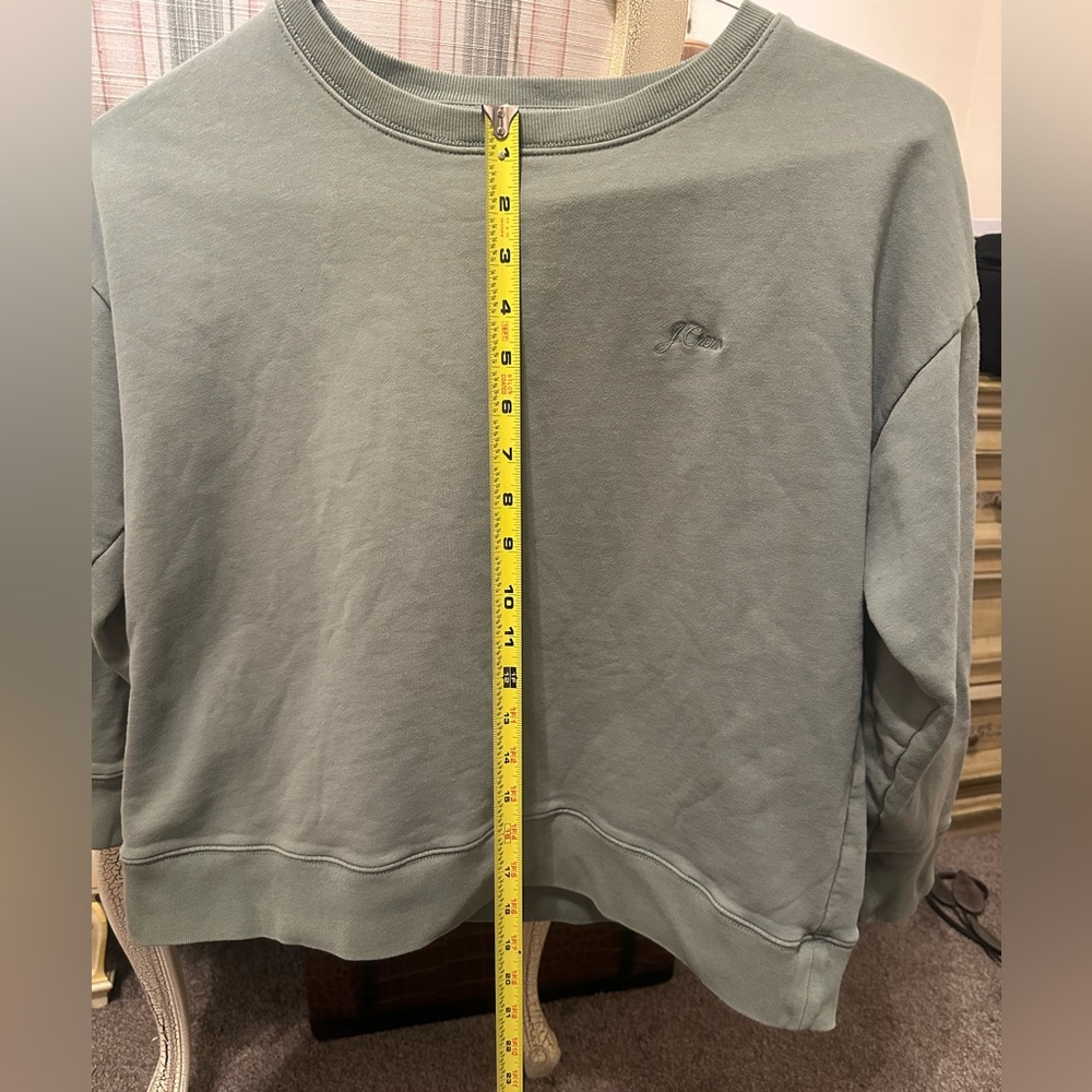 J.Crew Green Sweatshirt - Picture 3 of 5